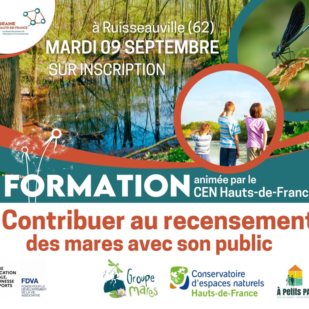 Contribuer au recensement des mares en région Hauts-de-France