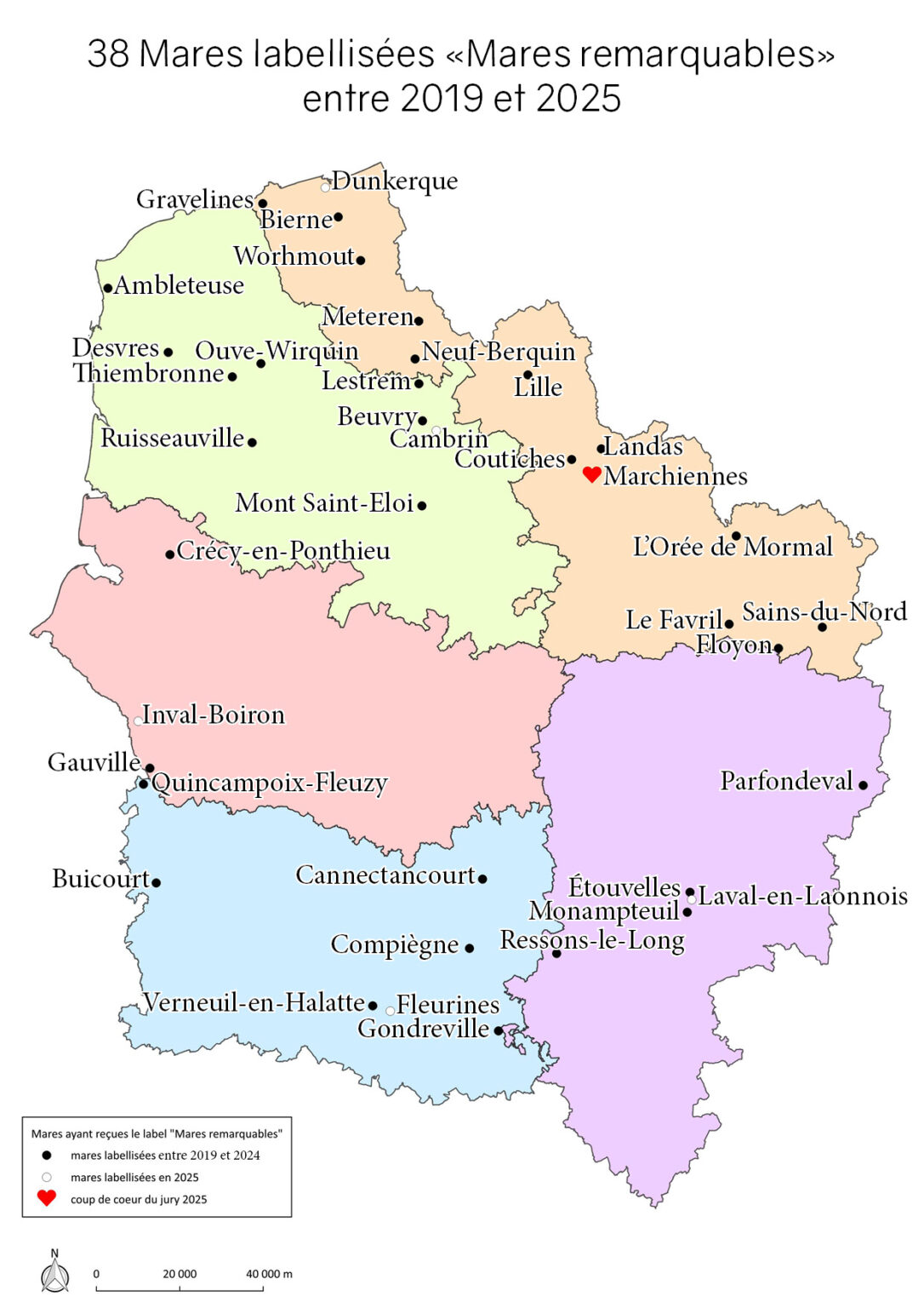 carte 38 mares labellisées